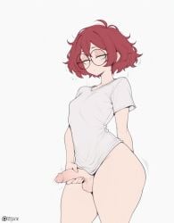 2d ai_generated anal anal_insertion anal_sex anus anus_focus ass blush comic comic_page cumdrip cumdrip_onto_panties cumdripping dizzyarts english_text fat_ass femboy feminine_male glasses huge_ass huge_cock huge_thighs kaen(dizzyarts) messy messy_hair otoko_no_ko penis penis_out plump red_hair round_glasses spread_anus spread_ass spread_butt spreading spreading_ass white_eyes yaoi