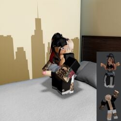 1boy 1girls 3d ass big_ass catsulithr34 clothed penis roblox roblox_avatar robloxian self_upload standing tagme thigh_sex