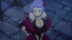 1girls animated animated_gif big_breasts black_dress blush bob_cut bouncing_breasts breasts carina_(one_piece) cleavage dress female female_only flirtation fur_boa gif hair_flower jiggle large_breasts one_piece rose rose_in_hair seductive solo teasing voluptuous