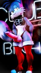 3d big_penis canine fan_character fox male mammal penis sonicfoxhound stripper