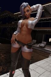 1girls 3d activision agent_colomar blizzard_entertainment breasts brown-skinned_female brown_body brown_skin chest curvaceous curvy curvy_figure dark-skinned_female dark_skin female hips hourglass_figure legalshotax3 legs mature mature_female mirrorwatch nishikt olivia_colomar overwatch overwatch_2 slim_waist sombra tan-skinned_female tan_body tan_skin thick thick_legs thick_thighs thighs voluptuous waist wide_hips