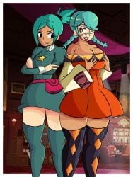 breasts cerebella head_swap headswap skullgirls swapperj333