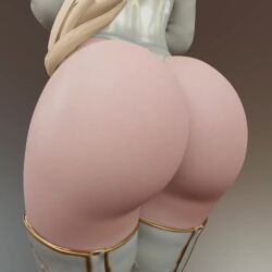 1girl 1girls 3d animated ass ass_focus blonde_hair butt butt_focus clapping_cheeks close-up cpt-flapjack female female_only keyd10iori lieutenant_flapjack light-skinned_female light_skin long_hair milf nier:_automata twerk twerking video voluptuous_female yorha_commander