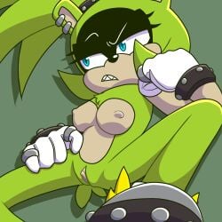 anthro female female_only furry hedgehog pussy sonic_(series) sonic_the_hedgehog_(series) surge_the_tenrec zestyskele