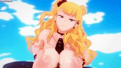 1female 1male 1man 1woman 3d_(artwork) animated beach_sex blonde_hair blue_sky boobjob bouncing_breast bouncing_breasts breast_grab breasts_bigger_than_head censored censored_penis cleavage cum cumshot curly_hair curvaceous curvy_female gal galko galko-chan gyaru hongcha03 huge_breasts koikatsu large_breasts light_skinned_female looking_at_partner looking_at_viewer looking_pleasured low_res lowres naked_female naked_male netorare ntr oshiete!_galko-chan paizuri paizuri_lead_by_female paizuri_on_lap paracetamolkoi penis penis_between_breasts please_tell_me!_galko-chan plump precum precum_leaking precum_on_penis qos semen sex smile tagme teenage_girl teenager titjob ugoira voluptuous voluptuous_female voluptuous_teen