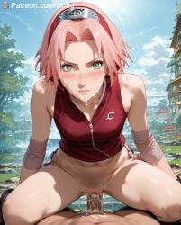 1girls ai_generated boruto:_naruto_next_generations cougwe naruto naruto_(series) naruto_shippuden sakura_haruno stable_diffusion