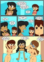 3girls after_sex arguing argument bicurious bisexual bisexual_(female) black_hair breasts brown_eyes brown_hair chloe_(xierra099) chocolate_and_vanilla clothed clothed_female comic curly_hair dark-skinned_female dialogue english_dialogue future glasses hairless_pussy hourglass_figure incest lesbian lesbian_domination lesbians light-skinned_female long_hair lovin’sis milf mother_and_daughter naked naked_female nipples on_bed puffy_hair pussy random_character short_hair susan_(xierra099) threesome unknown_character unknown_female xierra099 yuri