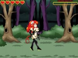 anal animated demon goblin legs_up rape red_hair