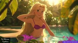 1girls ai_generated disney female princess rapunzel rapunzel_(tangled) tagme