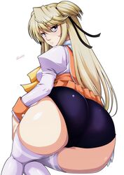 ass big_ass blonde_hair dat_ass female hiromin