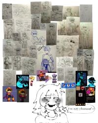 brawl_stars chester_(brawl_stars) collection cum cum_inside glitch_lawrie_(brawl_stars) jackys_dick lawrie_(brawl_stars) male male_only oc pencil_(artwork) robot robot_boy selfship sex sketch yaoi
