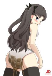 big_ass fate_(series) inviting looking_at_viewer messing scat soiling_underwear tohsaka_rin