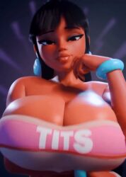 1girls 3d animated_gif boob_focus boobs bracelets brown_skin chel chel_(the_road_to_el_dorado) earrings female female_focus female_only gif hispanic latina scrag_boy scraggy_(artist) tagme the_road_to_el_dorado wrist_cuffs