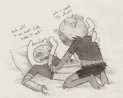 adventure_time anal anal_sex blush bodily_fluids cartoon_network clothed clothing duo elemental_creature erection fern_(adventure_time) finn_the_human flora_fauna genitals graphite_(artwork) greyscale hat headgear headwear hi_res human humanoid interspecies lynxfurr male male/male male_penetrated male_penetrating male_penetrating_male mammal monochrome not_furry penetration penile penile_penetration penis penis_in_ass plant selfcest sex shirt simple_background square_crossover text topwear traditional_media_(artwork) white_background