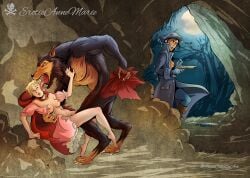 against_surface anthro assisted_exposure black_body black_fur breasts brotherhood_of_the_wolf bullet canid canine cape cave claws clothed clothing coat convenient_censorship cosplay costume dress exposed_breasts face_lick fairy_tales female flintlock_pistol forest full_moon fur group gun human imminent_death imminent_rape inside licking little_red_riding_hood_(copyright) male mammal moon mythological_canine mythological_creature mythology navel nude open_clothing open_mouth open_shirt open_topwear outside partially_clothed plant pubes ranged_weapon reinacanallaart sharp_teeth shirt silver size_difference teeth tongue topwear torn_clothing tree trenchcoat trio water weapon werecanid werecanine werecreature werewolf wet whiskers