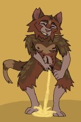 8_nipples anthro belly_nipples bodily_fluids centepeed clenched_teeth crouching domestic_cat felid feline felis female genital_fluids genitals lykoi mammal mastectomy_scar multi_nipple nipples notched_ear peeing peeing_on_ground pussy scar solo spread_pussy spreading standing standing_pee teeth urine urine_on_ground watersports