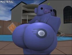 1boy 1femboy 3d 3d_animation 3d_model animated ass ass_clapping ass_focus ass_jiggle balls big_ass big_butt bubble_butt discord_(app) enormous_ass fat_ass femboy femboy_only gay huge_ass huge_butt large_ass male male_only muitetul naked outdoors penis pool presenting presenting_hindquarters public public_nudity roblox robloxian sound splashing tagme thick_thighs twerking video wumpus