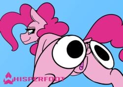 1girls 2017 animal animal_genitalia animal_pussy animated ass ass_shake clitoris dock earth_pony equine equine_pussy female friendship_is_magic googly_eyes hair horse looking_at_viewer mammal my_little_pony pink_hair pinkie_pie_(mlp) pony pussy rear_view simple_background smile solo straight_hair twerking whisperfoot