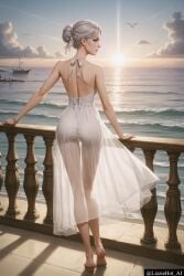 ai_generated beach elizabeth_leonhart original_character sea