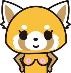 1girls 2021 accurate_art_style aggressive_retsuko aggretsuko ailurid artstyle_imitation breasts digital_media_(artwork) female female_only hi_res looking_at_viewer mammal nipples nude pink_nipples red_panda retsuko sanrio solo solo_female style_emulation style_parody transparent_background zachsart