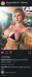 1girl 3d 3d_(artwork) abs big_breasts breast_implants bullying caveira_(rainbow_six) currysfm curvaceous curvy curvy_figure fake_breasts female implants muscular_female rainbow_six rainbow_six_siege selfie stacked tattoo tattooed_arm tattoos toned_female ubisoft valkyrie_(rainbow_six) well_endowed word2