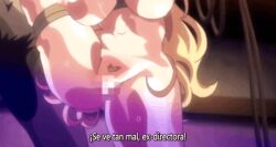 animated big_breasts blonde_hair breasts español murakami_teruaki sei_dorei_gakuen_2