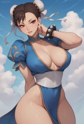 chun-li from capcom by flowerxl