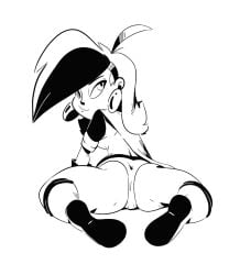 ass_focus big_ass cartoon_network female looking_back mighty_magiswords monochrome tagme thehushhush vambre_warrior