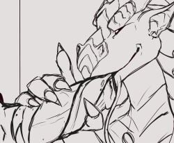 anthro dragon european_mythology fellatio forked_tongue hi_res icewing_(wof) long_tongue male male/male mythological_creature mythological_scalie mythology oral penile scalie seal_(character) seawing_(wof) sex solo tongue tongue_wrap tongue_wrapped_around_penis western_dragon wings_of_fire winona_wolf