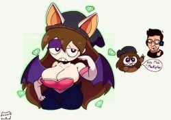 1female 1girls 2025 beanie blush breasts brown_hair deviousdeeds exposed_pussy eye_bags female female_focus female_only friday_night_funkin friday_night_funkin_mod girl hat lacopysky777 long_hair medium_breasts navel neet neetblue pale_skin pubic_hair purple_eyes pussy pussy_juice rouge_the_bat rouge_the_bat_(cosplay) skyblue_(neet_form) skyverse solo solo_female sweater tagme thick_thighs thighhighs tired_eyes twitter white_pupils