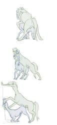 absurd_res animal_genitalia animal_penis bandai_namco bent_legs centaur cervine_genitalia cervine_penis deer deer_taur duo equid equid_taur equine_genitalia equine_penis erection european_mythology from_behind_position genitals greek_mythology hi_res hug humanoid_taur male male/male mammal mammal_taur mikleo_(tales_of) mounting mythology penetration penis peregr1ne sex sorey_(tales_of) tales_of_(series) tales_of_zestiria taur taur_on_taur taur_penetrated taur_penetrating