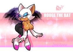 bat big_areola big_ass big_breasts big_thighs breasts flying fuck_me_eyes furry large_breasts large_tits rouge_the_bat sonic_(series) sonic_the_hedgehog_(series) topless zenkitsune_(artist)