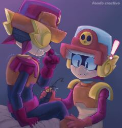 brawl_stars brother/brother brothers cop cum incest jerking_off_another jerkingoff_another larry_(brawl_stars) lawrie_(brawl_stars) oil_cum path-o robot robot_boy sitting_on_bed twins