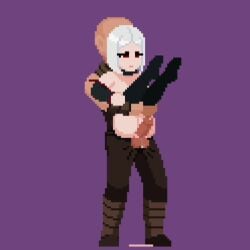 2d 2d_(artwork) 2d_animation animated bandit big_ass big_breasts big_penis black_dress carrying_partner cum cum_in_pussy cum_inside deep_penetration game_cg hentai_game holding_legs human impregnation_risk leaking_cum leaking_pussy lifting lifting_person nubeedev penis pixel_(artwork) pixel_animation pixel_art red_eyes risky_sex stand_and_carry_position tagme vampire vampire's_knight vampire_girl video white_hair
