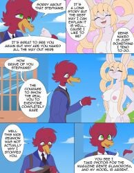 1boy 1girls apinkgrape avian breasts female furry male neko-eclipse17 nude penis stephanie_glamor tagme trans_woman transfem