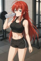 gym gym_uniform high_school_dxd rias_gremory