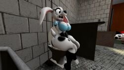 101_dalmatian_street 101_dalmatians 3d 3d_(artwork) 3d_model anthro bathroom bathroom_floor bathroom_tiles canid canine canis caught_in_the_act dalmatian disney dj_(101_dalmatians) dolly_(101_dalmatians) duo female implied_pee implied_pooping implied_scat male thetubemustfall toilet toilet_use