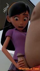 3d comic comic_page disney the_incredibles violet_parr