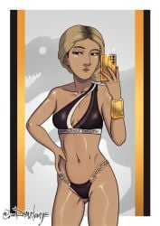 soyona santos from jurassic park (franchise) by damnlounge