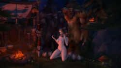 arbiternidawi big_breasts breasts cum fellatio female handjob horse_penis human jaina_proudmoore naked nidawi nude oral pussy straight tauren vagina warcraft world_of_warcraft