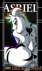 1boy 2017 2d animal_ears anthro anthro_male anthro_only anthrofied anus asriel_dreemurr asriel_dreemurr_(god_form) ass balls big_ass big_butt black_markings black_sclera blue_eyes bovid bovine bubble_ass bubble_butt butt caprine completely_nude dat_ass digital_media_(artwork) erection eyebrows fat_ass fat_butt fur furaffinity furry furry_male furry_only genitals goat god_of_hyperdeath heart horns huge_ass huge_butt humanoid humanoid_genitalia humanoid_male humanoid_only humanoid_penis long_ears looking_at_viewer looking_back male male_only mammal mammal_humanoid markings massive_ass massive_butt nude penis presenting presenting_anus presenting_ass presenting_balls presenting_butt presenting_hindquarters presenting_penis round_ass round_butt simple_background smile solo sruto tail testicles thick_thighs undertale undertale_(series) veiny veiny_penis video_games white_fur wide_hips