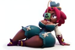 1female 1girls accurate_art_style ai_generated ass bean_smile big_ass big_breasts big_butt black_body brasil_louco brawl_stars breasts bubble_ass bubble_butt chibi curvaceous curvy curvy_body curvy_figure cute cute_expression cute_face cute_female cute_girl dominant dominant_female down_angle down_view female female_only front_view human human_female human_only juju_(brawl_stars) large_ass large_breasts looking_at_viewer milf milf_body red_hair seducing seducing_viewer seductive seductive_look seductive_smile sexy sexy_body sexy_pose shortstack simple_background solo solo_female solo_focus supercell tagme teeth thick_ass thick_body thick_butt thick_thighs voluptuous voluptuous_body voluptuous_female white_background