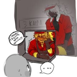 ... 1anthro1human 1x1x1x1 1x1x1x1_(forsaken) 2025 2boys 2d 2d_(artwork) 2d_artwork anthro/human arm_hair behind_the_counter bent_over bent_over_counter betrayed_1x1x1x1 black_body black_skin blush blush_lines brown_apron brown_gloves colored digital digital_art digital_artwork_(media) digital_drawing digital_drawing_(artwork) digital_media digital_media_(artwork) digital_painting digital_painting_(artwork) duo duo_male elliot_(forsaken) elliot_(work_at_a_pizza_place) forsaken_(roblox) from_behind_position furious gay gdz grey_skin hair_over_one_eye half-dressed half-dressed/half-dressed half-dressed_male hand_on_partner's_ass hand_on_partner's_butt head_on_hand implied_anal implied_penetration implied_public_sex implied_sex long_hair long_ponytail looking_at_another male male/male male_only messy_hair motion_lines open_mouth ponytail raised_eyebrows red_eye red_uniform red_visor_cap roblox roblox_game robloxian russian_text smiling speech_bubble sweat_drops sweatdrops sweating sweaty talking_to_another text text_bubble tremble_spikes trembling v-shaped_eyebrows video_game video_game_character video_games visor_cap white_hair work_at_a_pizza_place work_uniform x-ray yaoi yellow_hair yellow_skin zipper_mouth