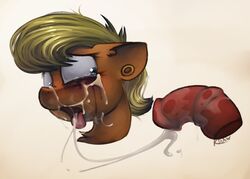 after_deepthroat after_fellatio crying cum cum_in_mouth cum_in_throat cum_inside cum_on_face deepthroat equine fellatio female forced horse male mammal marsminer ms._harshwhinny my_little_pony oral pony rape sex straight tears