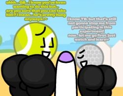 golf ball (bfdi) from battle for bfb by marklimarko