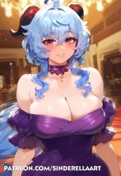 ai_generated ass_bigger_than_head big_breasts big_breasts big_butt breasts_bigger_than_head busty cleavage commission fancy fancy_clothing fancy_dress female ganyu_(genshin_impact) genshin_impact heavenly_ass hoyoverse huge_ass huge_breasts large_ass large_breasts milf party patreon patreon_url patreon_username pawg sinderellaart tease teasing teasing_viewer thick thick_ass thick_legs thick_thighs voluptuous voluptuous_female