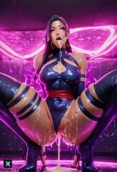 1girls absurd_res ai_generated asian ass big_ass female female_focus female_only hi_res huge_ass large_ass light-skinned_female light_skin looking_at_viewer marvel marvel_comics marvel_girl marvel_rivals pornlandlord psylocke psylocke_(marvel_rivals) sai_(marvel) solo thighs vengeance_psylocke wide_hips