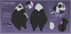 absurd_res anthro bovid caprine female femboy francesca_(skarlett_cynder) hi_res looking_at_viewer male mammal overweight overweight_anthro plus-sized_femboy remivalism sheep stated_gender stated_height stated_sexuality stated_weight