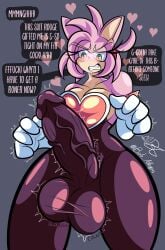 absurd_res amy_rose anthro balls big_balls big_penis birb_allegro blush blush_lines bodily_fluids bodysuit breasts churn churning churning_balls cleavage clenched_teeth clothed clothing condom_suit dialogue drooling erection eulipotyphlan genitals glistening glistening_balls glistening_body glistening_breasts glistening_genitalia glistening_penis glistening_thighs gynomorph heart_eyes heart_symbol hedgehog hi_res huge_cock hyper hyper_genitalia hyper_penis intersex mammal penis rouge_the_bat saliva sega shaking skin_tight_suit skinsuit slosh sloshing_balls solo sonic_the_hedgehog_(series) speech_bubble teeth thick_thighs throbbing throbbing_balls throbbing_penis tight_clothing vein veiny_penis