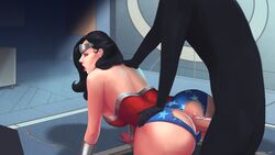 anal_sex ass bent_over big_breasts breasts brown_hair dc_comics diana_prince faceless_male pira piraart_(artist) sex straight wonder_woman wonder_woman_(series)